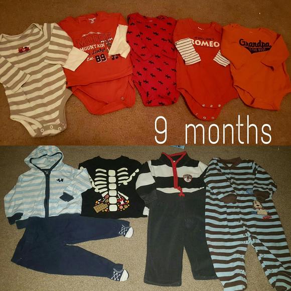 SOLD Lot of 11 baby boys clothes - Picture 1 of 3
