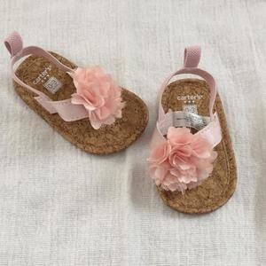Carter's baby girl Pink flower sandals