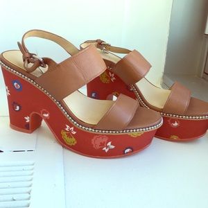 ⚠️FINAL PRICE Coach platform sandals