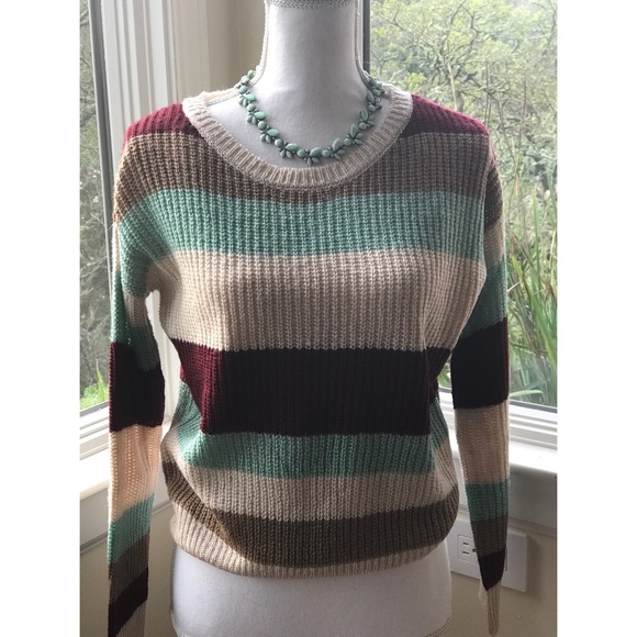 LAST ONE// - Striped Knit Sweater - Picture 2 of 2