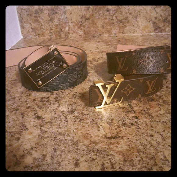 Beautiful Louis Vuitton Black Belt