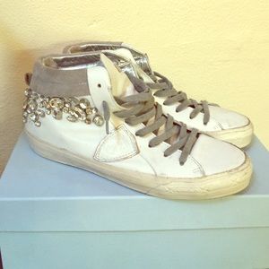Philippe Model Diamond High Tops sz 39