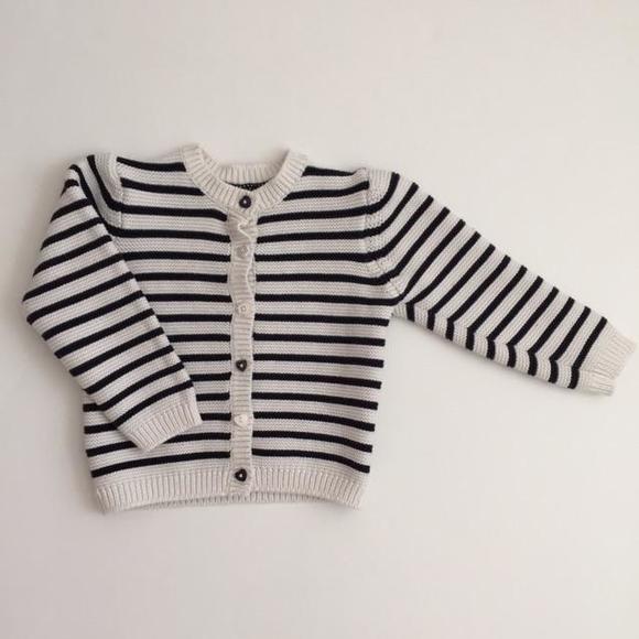 Mark & Spencer Other - 🚫SOLD🚫🐼MARK & SPENCER CREAM STRIPED CARDIGAN