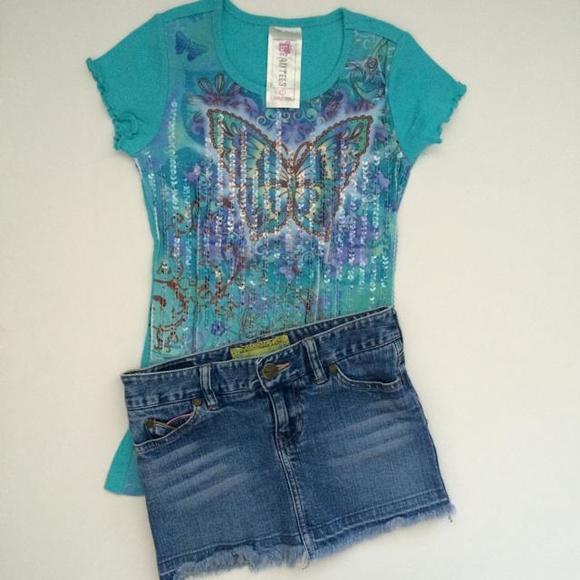 ABERCROMBIE DENIM MINISKIRT
