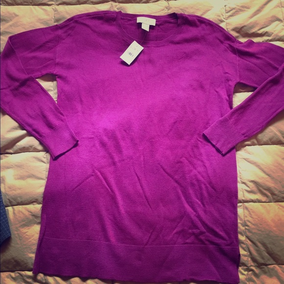 Magenta LOFT sweater, NWT, XS Petite