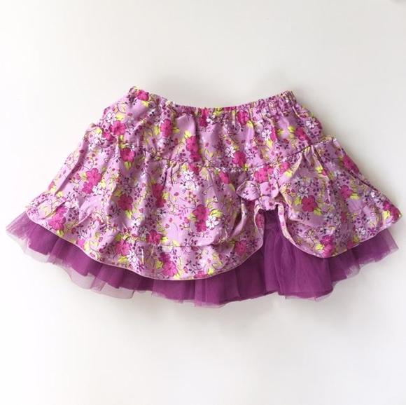 2 Disney Store Rapunzel Skirt Purple Tulle
