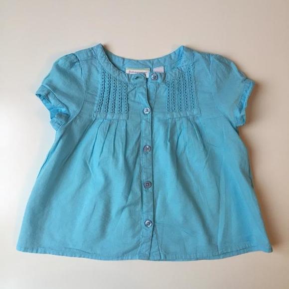 18M Girl Baby Blue Airy Top Shirt Blouse