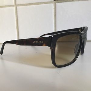 Versace tortoise shell frame sunglasses