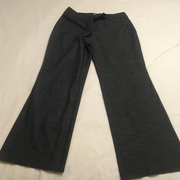 Ann Taylor size 10 "Julie" dark denim trouser/pant
