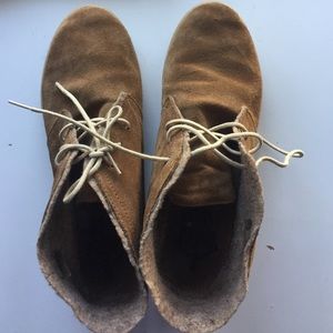 Croma Vintage Brown Suede Loafers Women's