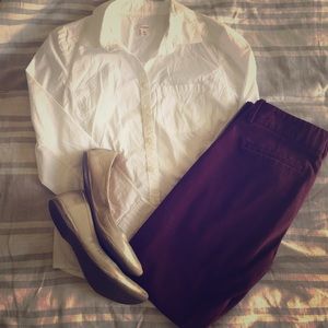 Caslon White Button Down