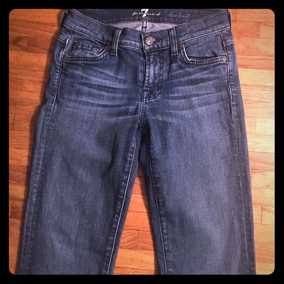 7 for all mankind bootcut jeans size 25