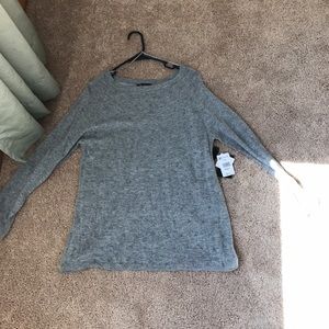 BRAND NEW light grey fall sweater!