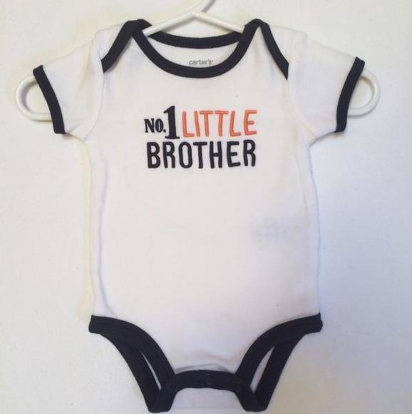 Carters "No. 1 Little Brother" onesie