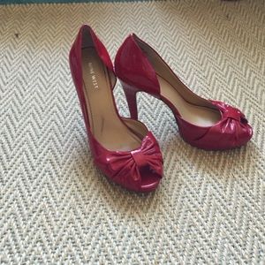 Nine West red heels