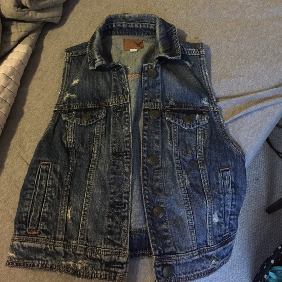 American Eagle Denim Vest