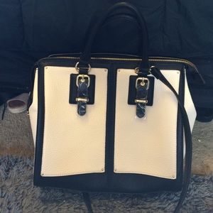 Black and white large bag