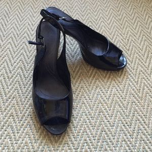 Tahari black heels
