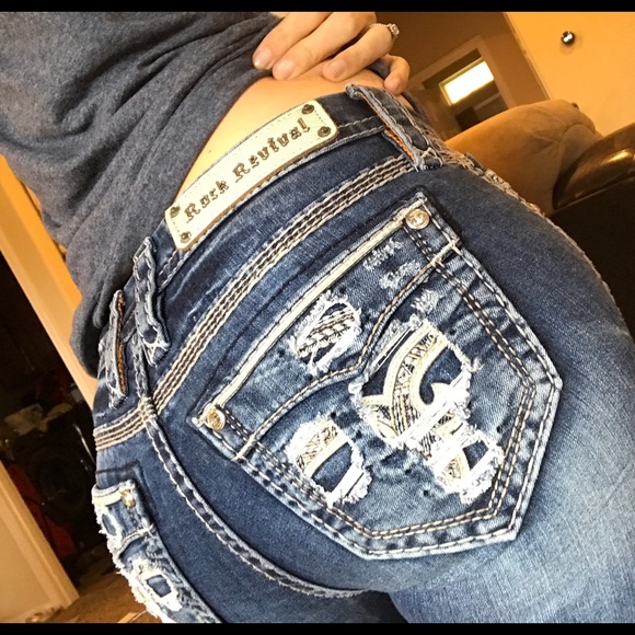 Trade Rock Revival 26 X 32 Boot Cut Jeans
