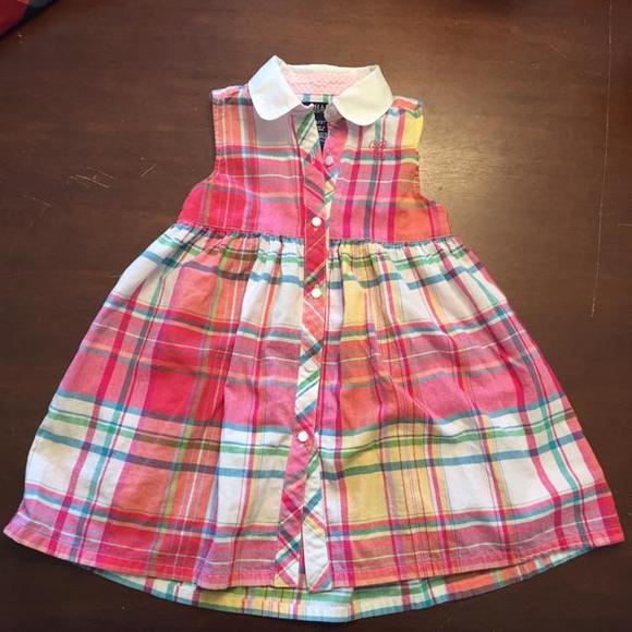 Chaps Plaid Sleeveless Dress