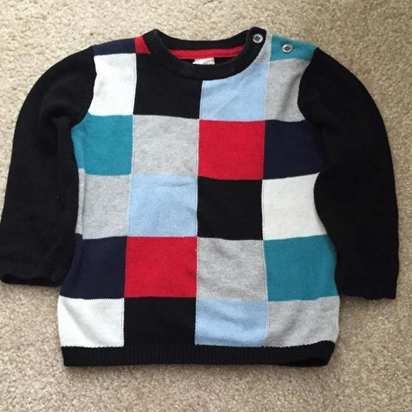Patchwork Squares Sweater