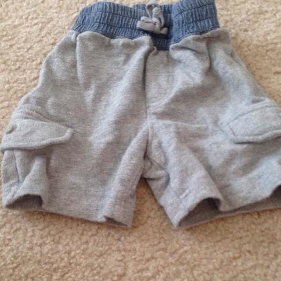 BABYGAP Sweatshorts with Chambray Waistband
