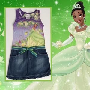 Princess Tiana Tank Dress Size 6