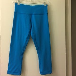 Lululemon Wunder Under Crop - reversible