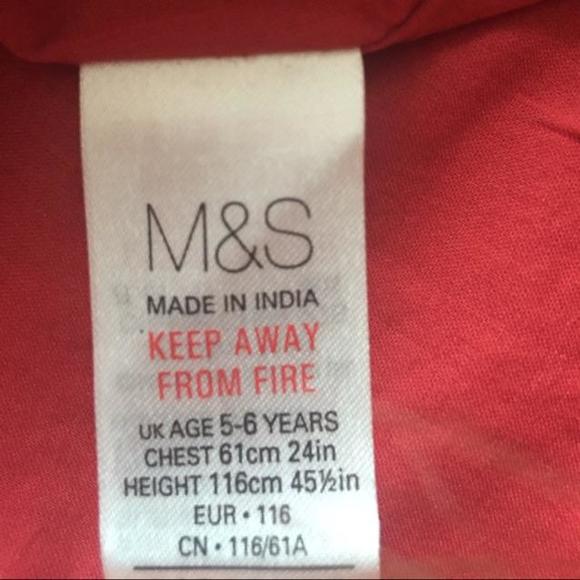 Red Dress with Accent Collar - Picture 2 of 4