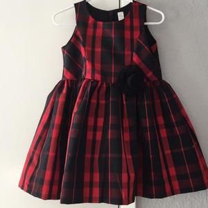 Black and Red Plaid Dress