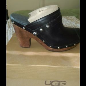 UGG Jolene Black Clogs