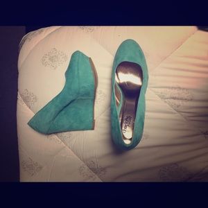 Charlotte Russe Teal Wedges