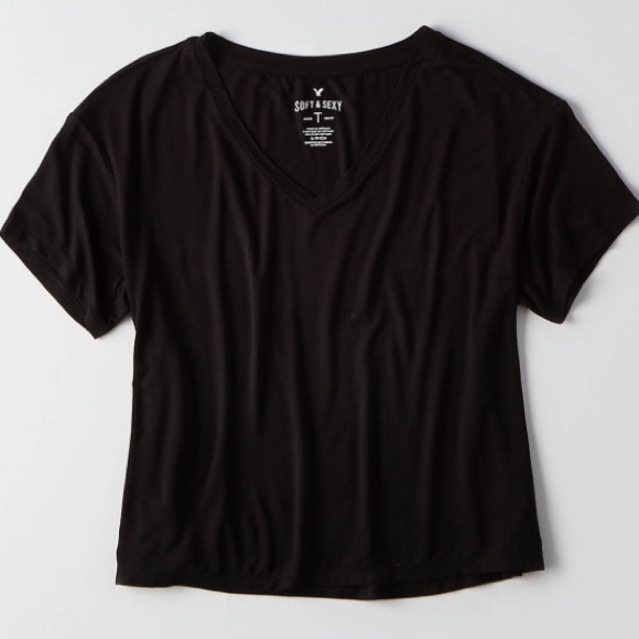 Black American Eagle Soft & Sexy T-Shirt