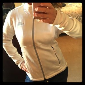 North Face White Denali Jacket