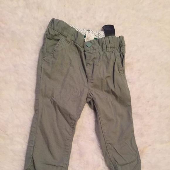 H&M OLIVE GREEN PANTS