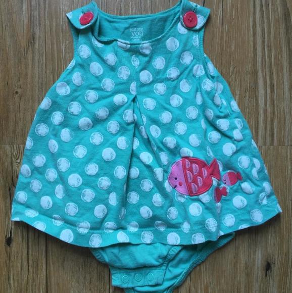 Green romper by carters