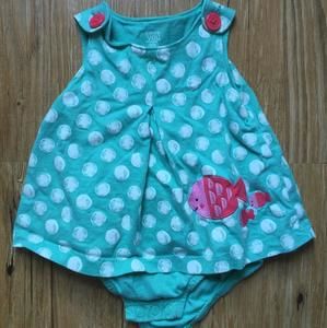 Green romper by carters