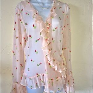 🌷MODA INT SHEER ROMANTIC BLOUSE🌷