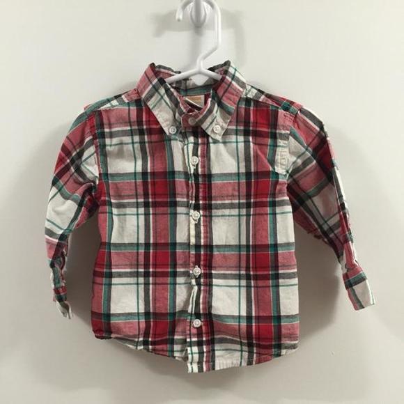 Gymboree Plaid Button-Up
