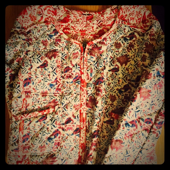Beautiful Print Quilted Jacket