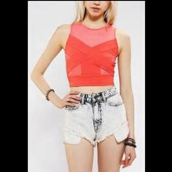 Sheer Illusion Crop Top from Urban Outfitters - Picture 2 of 4