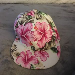 Fiji Floral Flat Bill Hat