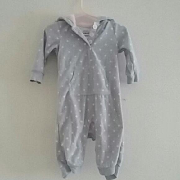 9m Carter's fleece eared Jumpsuit