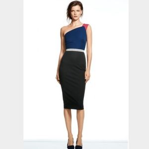 Roland Mouret for Banana Republic one strap dress