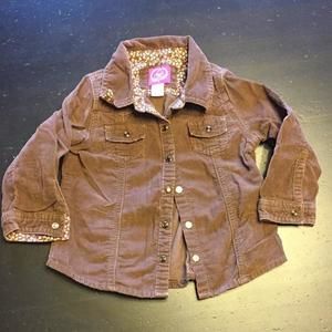 Gap button-up corduroy blouse