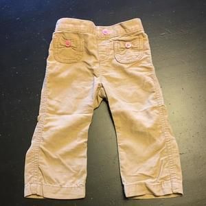 Beige corduroy pants