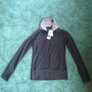 Women's Small Adidas Black Zip Up
