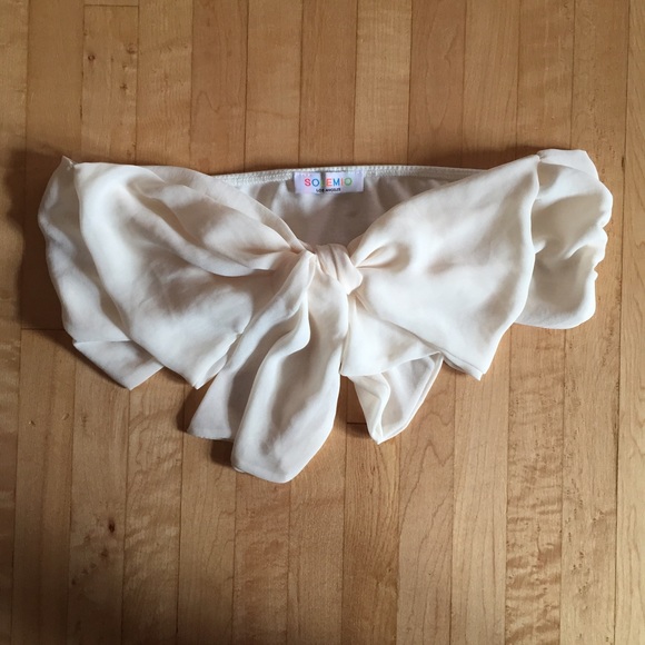 Ivory Bow Bandeau