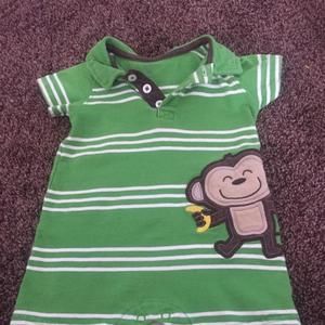 🐵 cute monkey romper