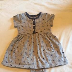 🌸 One piece gray dress